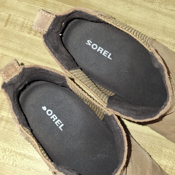 Sorel Joan of Arctic III Chelsea Wedge Suede Bootie Size 10 - Picture 9 of 10